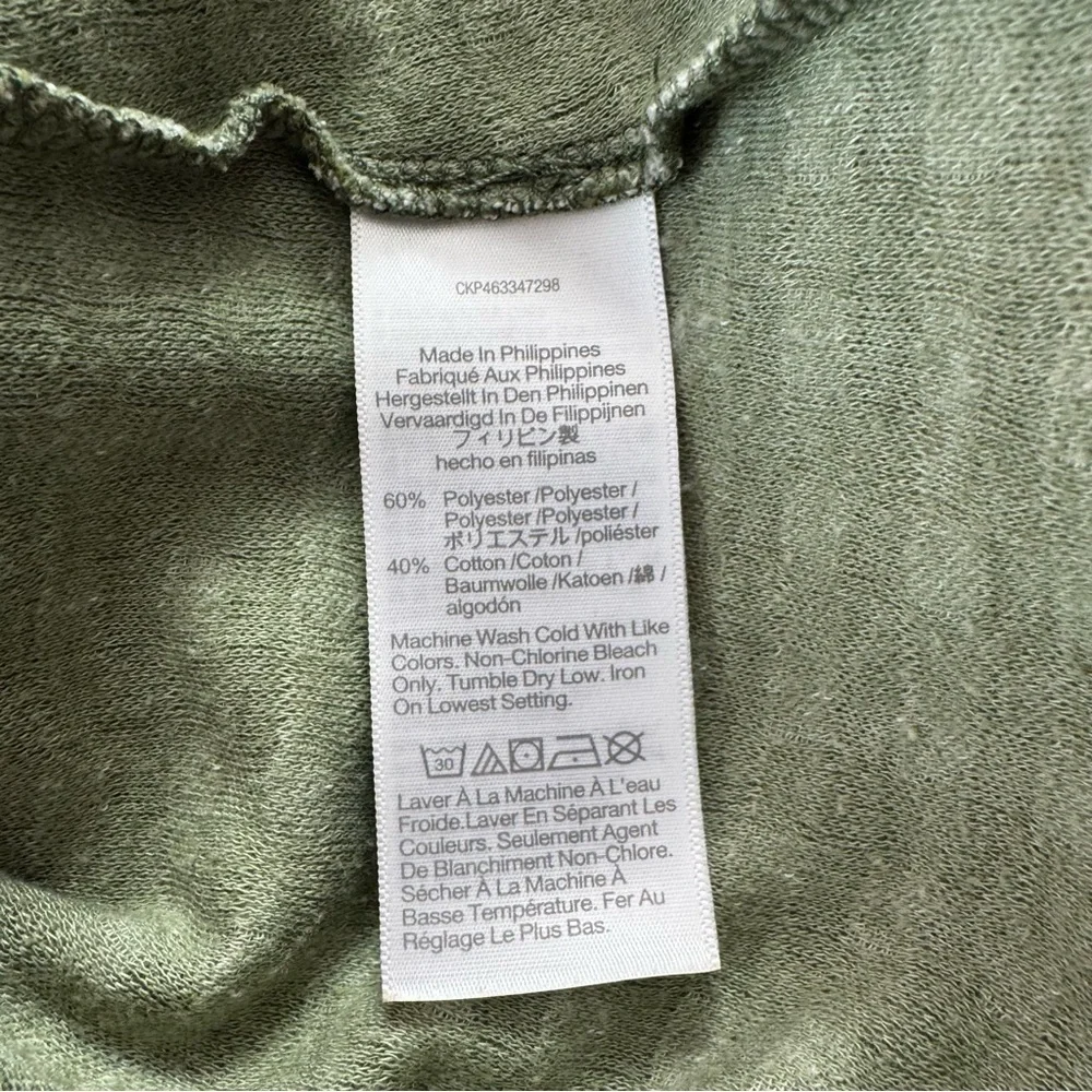 Madewell Puff-Sleeve Jacquard Mini Dress in Gingham Check Green Size XS - Picture 9 of 10